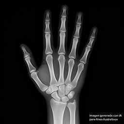 Ejemplo Radiografía de Mano o Carpo